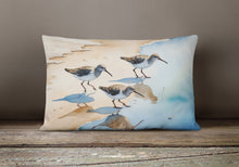 Load image into Gallery viewer, Sandpipers Throw Pillow
