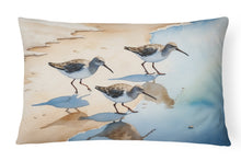 Load image into Gallery viewer, Sandpipers Throw Pillow