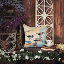 Load image into Gallery viewer, Sandpipers Throw Pillow