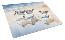 Load image into Gallery viewer, Sandpipers Glass Cutting Boards – Durable, Decorative Kitchen Art
