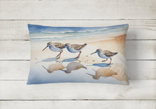 Load image into Gallery viewer, Sandpipers Throw Pillow
