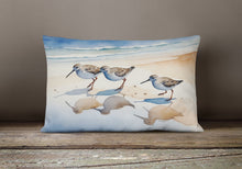 Load image into Gallery viewer, Sandpipers Throw Pillow