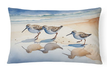 Load image into Gallery viewer, Sandpipers Throw Pillow