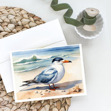 Load image into Gallery viewer, Tern Resting Greeting Cards - Blank Note Cards – 8-Pack of Artist-Designed Cards with Envelopes