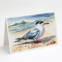 Load image into Gallery viewer, Tern Resting Greeting Cards - Blank Note Cards – 8-Pack of Artist-Designed Cards with Envelopes