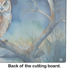 Load image into Gallery viewer, Owl Perched in Coastal Tree Glass Cutting Boards – Durable, Decorative Kitchen Art