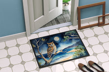 Load image into Gallery viewer, Owl Perched in Coastal Tree Doormat-24x36 Indoor / Outdoor Rug | Made in USA