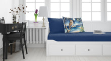Load image into Gallery viewer, Owl Perched in Coastal Tree Standard Pillowcase – Artistic Decorative Front, White Back