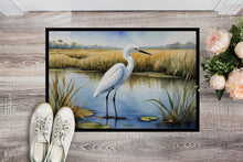 Load image into Gallery viewer, Snowy Egret in Coastal Marshes Doormat-24x36 Indoor / Outdoor Rug | Made in USA