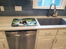 Load image into Gallery viewer, Alaskan Wilderness Grizzly Bear Dish Drying Mat
