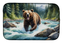 Load image into Gallery viewer, Alaskan Wilderness Grizzly Bear Dish Drying Mat