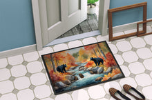 Load image into Gallery viewer, Bears Autumn in the Woods Doormat-24x36 Indoor / Outdoor Rug | Made in USA