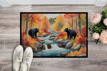 Load image into Gallery viewer, Bears Autumn in the Woods Doormat - 18X27 Indoor / Outdoor Rug | Made in USA