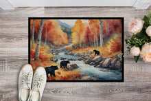 Load image into Gallery viewer, Bears Autumn in the Woods Doormat-24x36 Indoor / Outdoor Rug | Made in USA