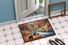 Load image into Gallery viewer, Bears Autumn in the Woods Doormat-24x36 Indoor / Outdoor Rug | Made in USA