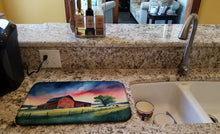 Load image into Gallery viewer, Barn at Twilight Dish Drying Mat