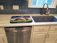 Load image into Gallery viewer, Barn at Twilight Dish Drying Mat
