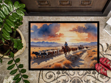 Load image into Gallery viewer, Cattle Drive at Sunset Doormat-24x36 Indoor / Outdoor Rug | Made in USA