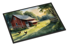 Load image into Gallery viewer, Chicken Coop at Dawn Doormat-24x36 Indoor / Outdoor Rug | Made in USA