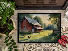 Load image into Gallery viewer, Chicken Coop at Dawn Doormat - 18X27 Indoor / Outdoor Rug | Made in USA