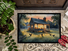 Load image into Gallery viewer, Chicken Coop at Dawn Doormat-24x36 Indoor / Outdoor Rug | Made in USA