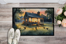 Load image into Gallery viewer, Chicken Coop at Dawn Doormat - 18X27 Indoor / Outdoor Rug | Made in USA
