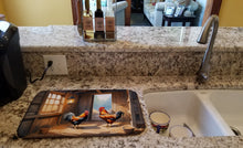 Load image into Gallery viewer, Chickens in the Coop Dish Drying Mat