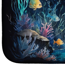 Load image into Gallery viewer, Bioluminescent Fish Dish Drying Mat