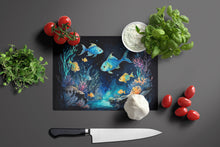 Load image into Gallery viewer, Bioluminescent Fish Glass Cutting Boards – Durable, Decorative Kitchen Art