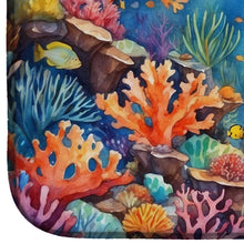 Load image into Gallery viewer, Coral and Fish Dish Drying Mat