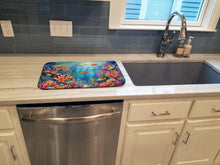 Load image into Gallery viewer, Coral and Fish Dish Drying Mat