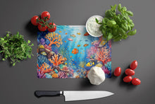 Load image into Gallery viewer, Coral and Fish Glass Cutting Boards – Durable, Decorative Kitchen Art