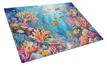 Load image into Gallery viewer, Coral and Fish Glass Cutting Boards – Durable, Decorative Kitchen Art