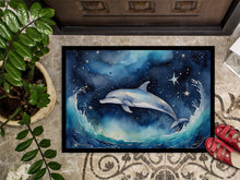 Load image into Gallery viewer, Dolphin in a Starry Sea Doormat-24x36 Indoor / Outdoor Rug | Made in USA