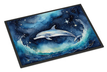 Load image into Gallery viewer, Dolphin in a Starry Sea Doormat-24x36 Indoor / Outdoor Rug | Made in USA