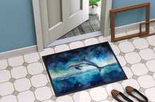 Load image into Gallery viewer, Dolphin in a Starry Sea Doormat-24x36 Indoor / Outdoor Rug | Made in USA