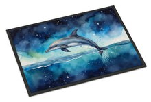 Load image into Gallery viewer, Dolphin in a Starry Sea Doormat-24x36 Indoor / Outdoor Rug | Made in USA