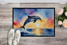 Load image into Gallery viewer, Dolphin Leaping at Sunrise Doormat-24x36 Indoor / Outdoor Rug | Made in USA