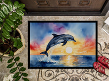 Load image into Gallery viewer, Dolphin Leaping at Sunrise Doormat-24x36 Indoor / Outdoor Rug | Made in USA