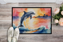 Load image into Gallery viewer, Dolphin Leaping at Sunrise Doormat-24x36 Indoor / Outdoor Rug | Made in USA