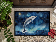 Load image into Gallery viewer, Dolphin in a Starry Sea Doormat-24x36 Indoor / Outdoor Rug | Made in USA