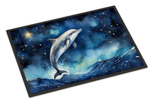 Load image into Gallery viewer, Dolphin in a Starry Sea Doormat-24x36 Indoor / Outdoor Rug | Made in USA