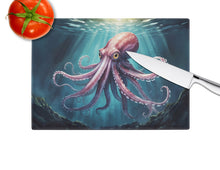 Load image into Gallery viewer, Giant Squid Glass Cutting Boards – Durable, Decorative Kitchen Art