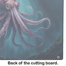 Load image into Gallery viewer, Giant Squid Glass Cutting Boards – Durable, Decorative Kitchen Art