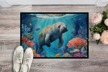 Load image into Gallery viewer, Manatee and Coral Reefs Doormat - 18X27 Indoor / Outdoor Rug | Made in USA