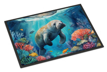 Load image into Gallery viewer, Manatee and Coral Reefs Doormat - 18X27 Indoor / Outdoor Rug | Made in USA