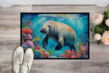 Load image into Gallery viewer, Manatee and Coral Reefs Doormat-24x36 Indoor / Outdoor Rug | Made in USA