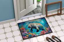 Load image into Gallery viewer, Manatee and Coral Reefs Doormat-24x36 Indoor / Outdoor Rug | Made in USA