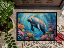 Load image into Gallery viewer, Manatee and Coral Reefs Doormat-24x36 Indoor / Outdoor Rug | Made in USA