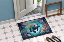 Load image into Gallery viewer, Manatee in a Dreamscape Doormat